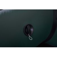 Лодка моторная килевая Kitt Boats 370 НДНД зелено-черный